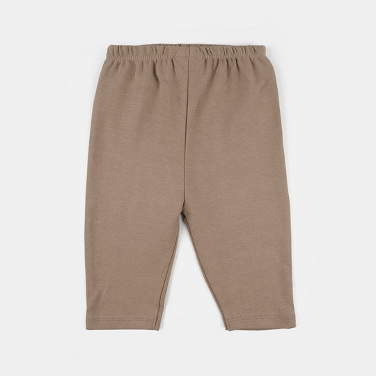 Infant Boys Jersey/Terry 3-Piece Suit - Beige