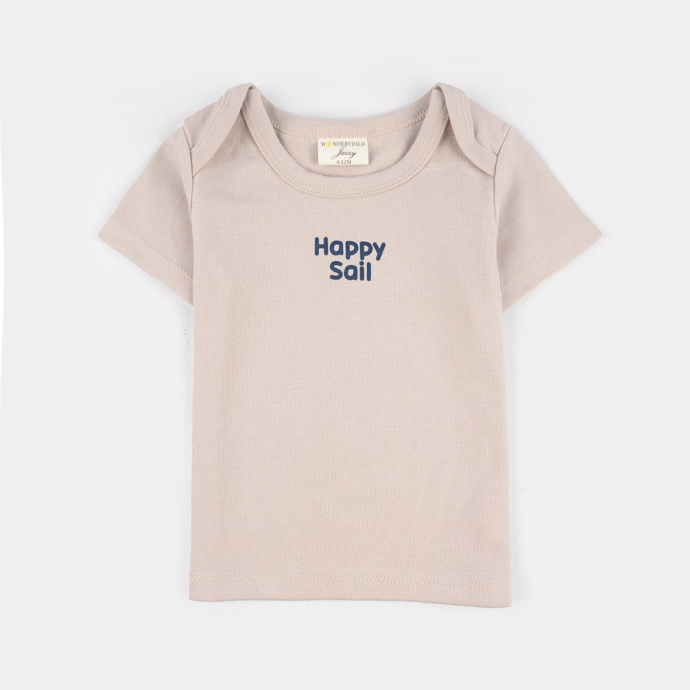 Infant Boys Jersey/Terry 3-Pc Suit - Off White