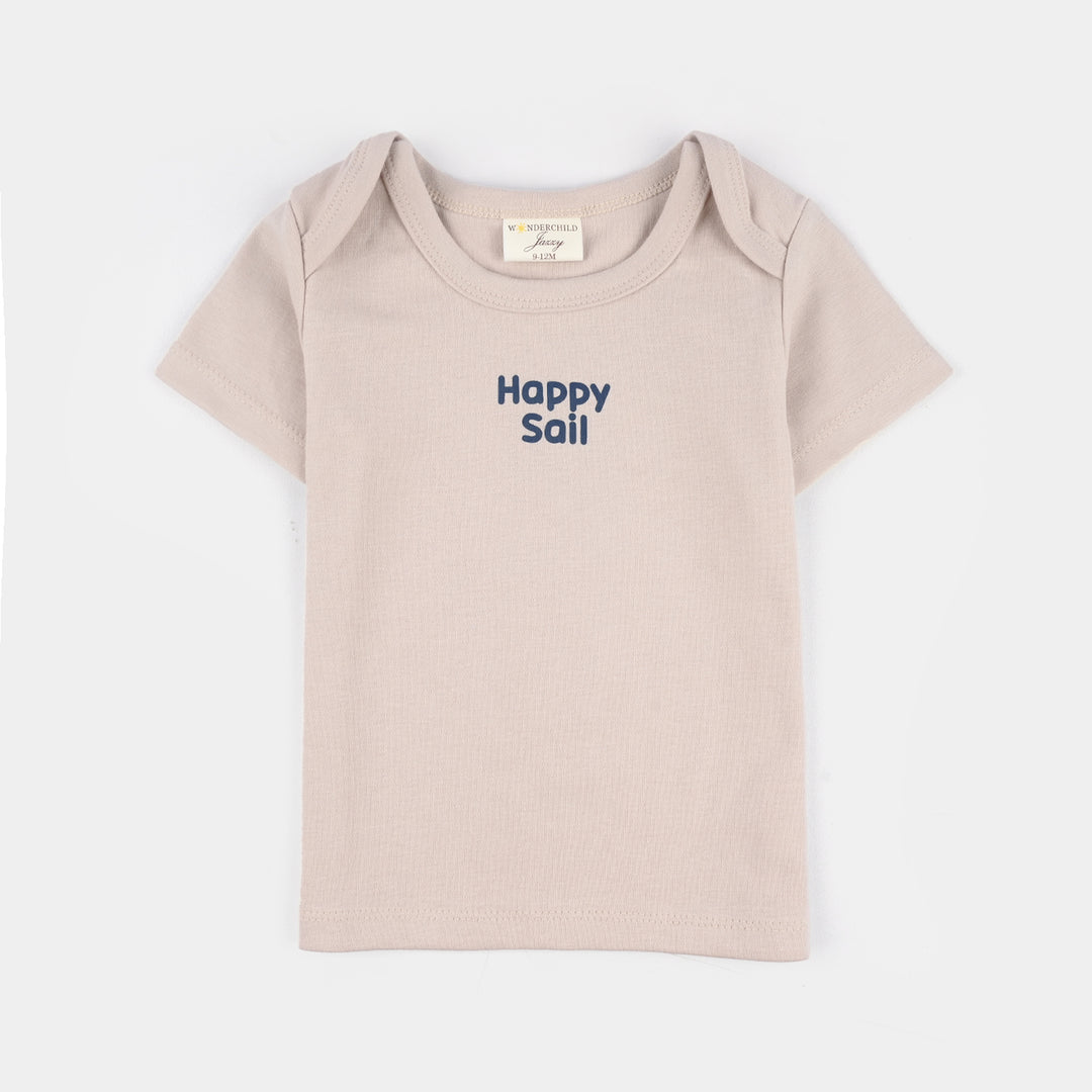 Infant Boys Jersey/Terry 3-Pc Suit - Off White