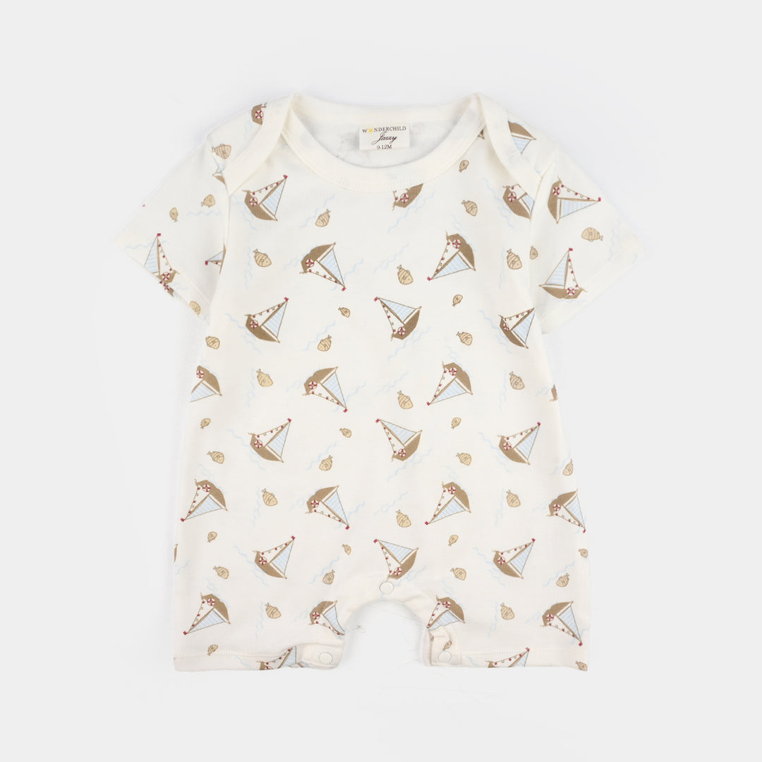 Infant Boys Jersey/Terry 3-Pc Suit - Off White