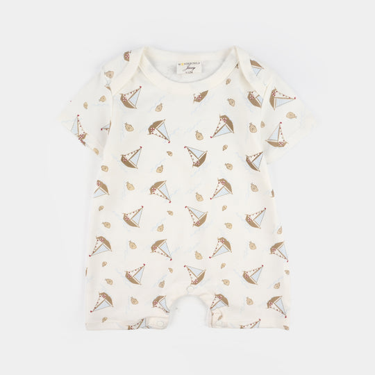 Infant Boys Jersey/Terry 3-Pc Suit - Off White
