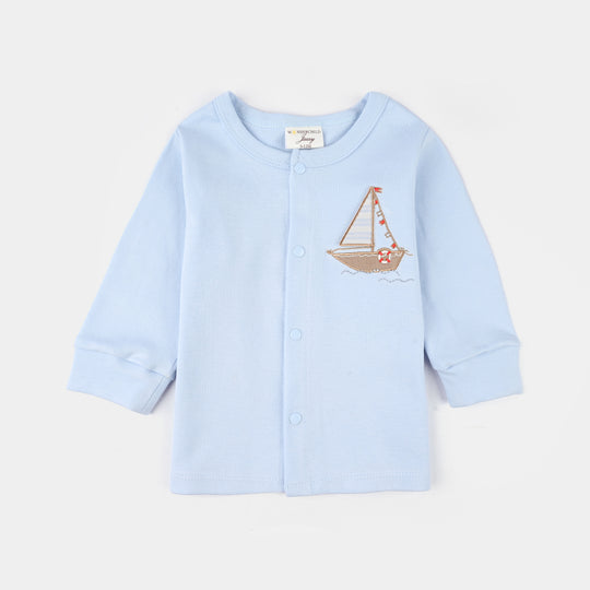 Infant Boys Jersey/Terry 3-Piece Gift Set - Blue