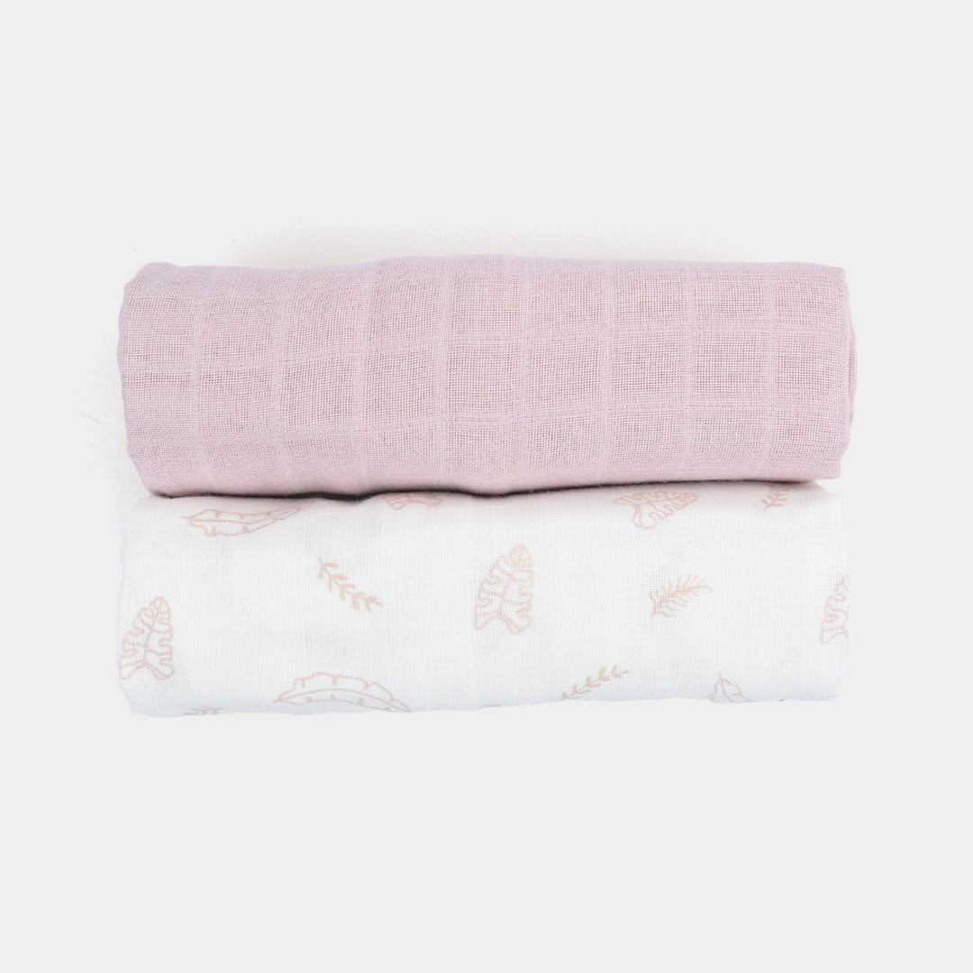 Muslin Baby Swaddle Blanket | 2PCs
