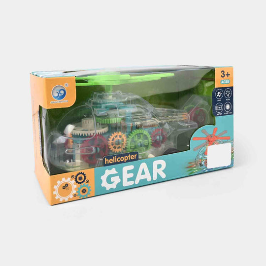 Universal Electric Gear Helicopter With Light & Music For Kids