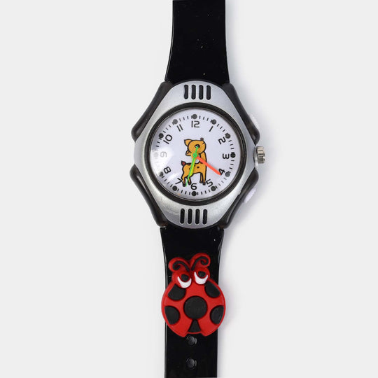 Character Print Wrist Watch For Kids