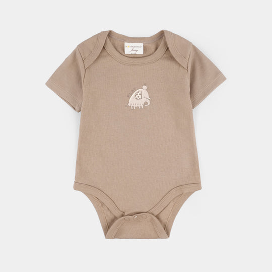 Infant Boys Jersey/Terry 3Pc Gift Set-Brown. White