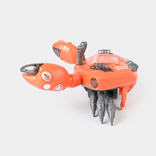 Musical Crawling Crab Toy With Light & Sound