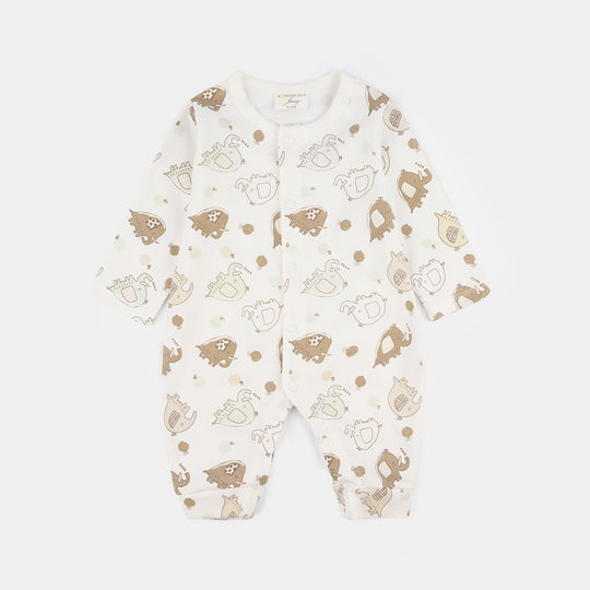 Infant Boys Jersey/Terry 3Pc Gift Set-Brown. White