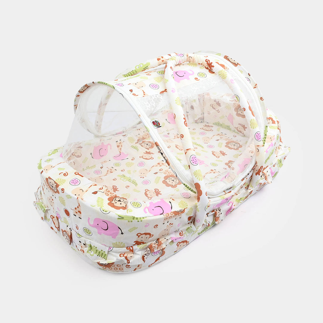 Portable Baby Bed with Mosquito Net For Newborns