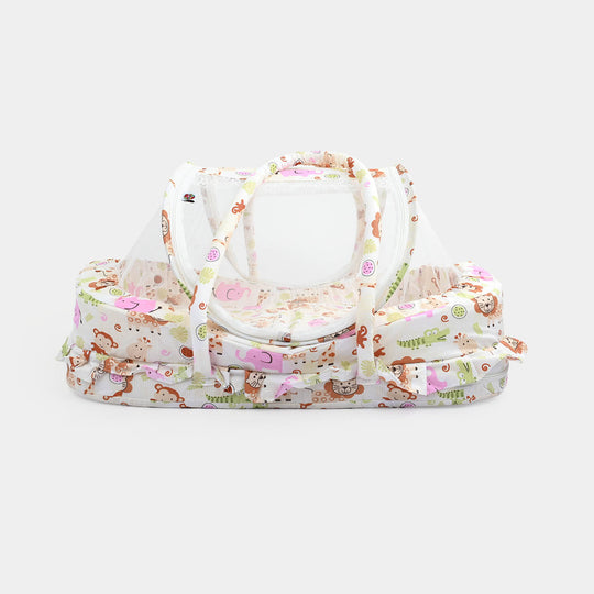 Portable Baby Bed with Mosquito Net For Newborns