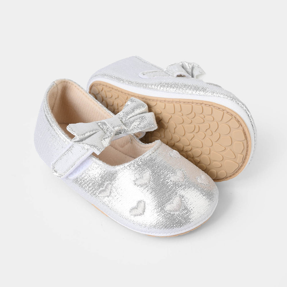 Girls Shoes C-795-SILVER