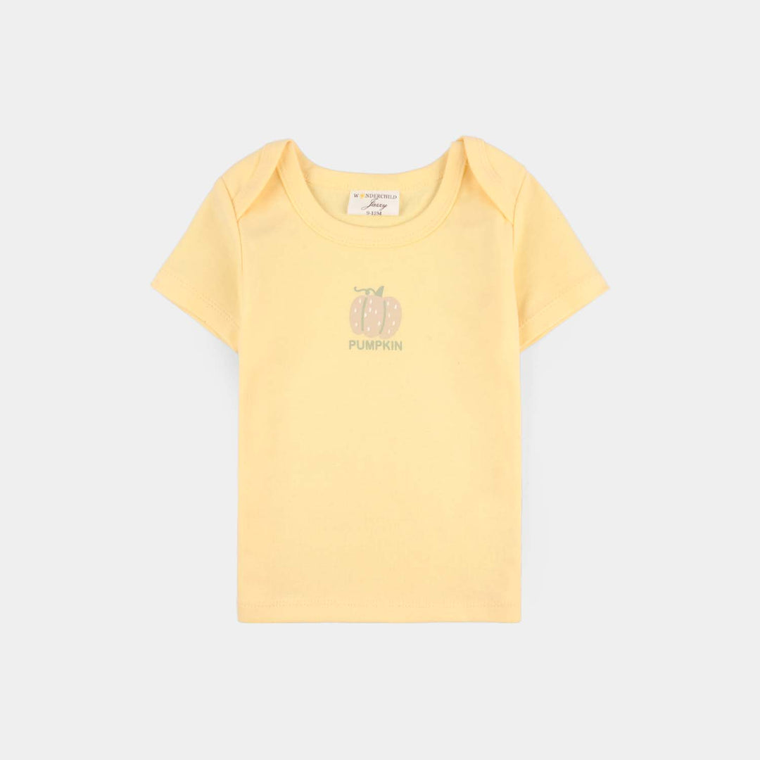 Infant Boys Jersey/Terry 3-Pc Suit - Yellow