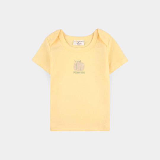 Infant Boys Jersey/Terry 3-Pc Suit - Yellow