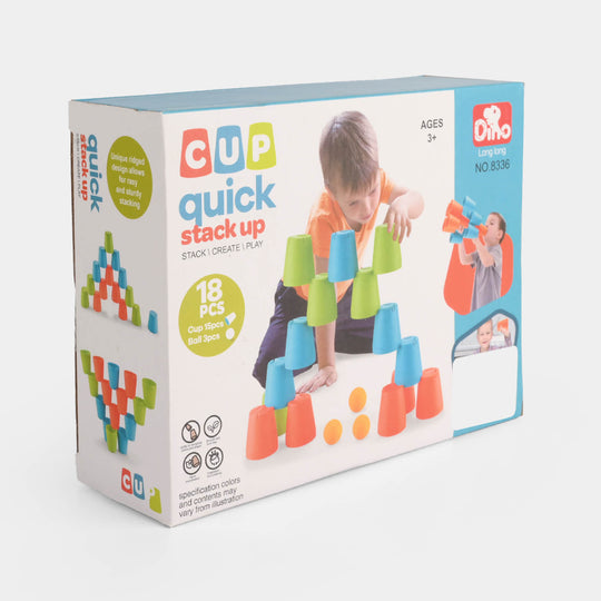 Quick Cup Stack Up Game Set