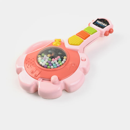 2-in-1 Kids Mini Guitar – With Light, Sound