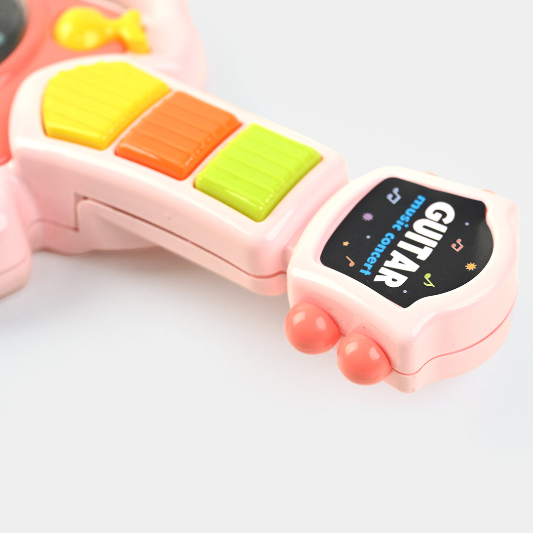 2-in-1 Kids Mini Guitar – With Light, Sound