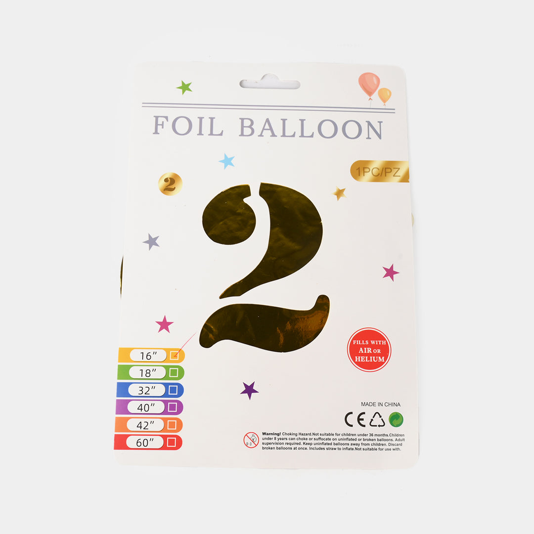 16-Inch Tall Letter Foil Balloons For Celebrations
