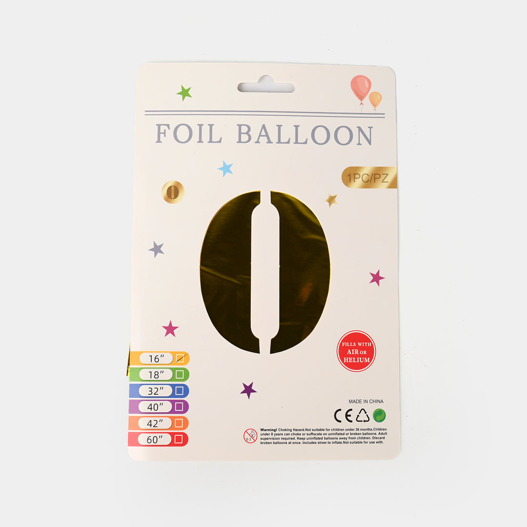 16-Inch Tall Letter Foil Balloons For Celebrations