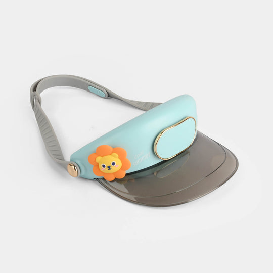 Kids Wearable Fan Sun Visor Hat