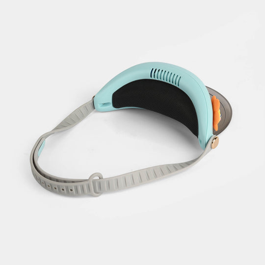 Kids Wearable Fan Sun Visor Hat