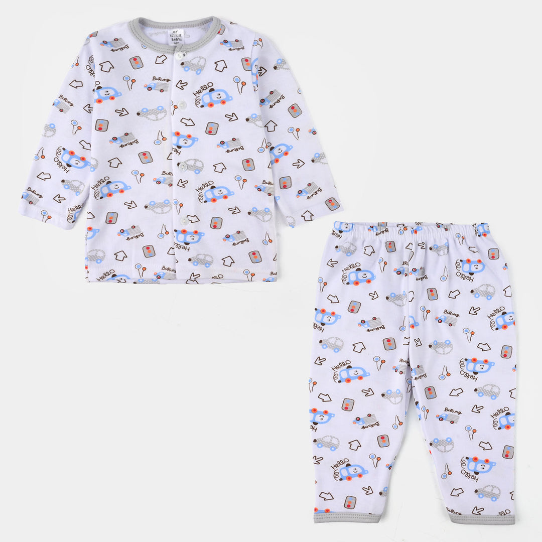 Infant Boys Cotton Jersey Night Suit