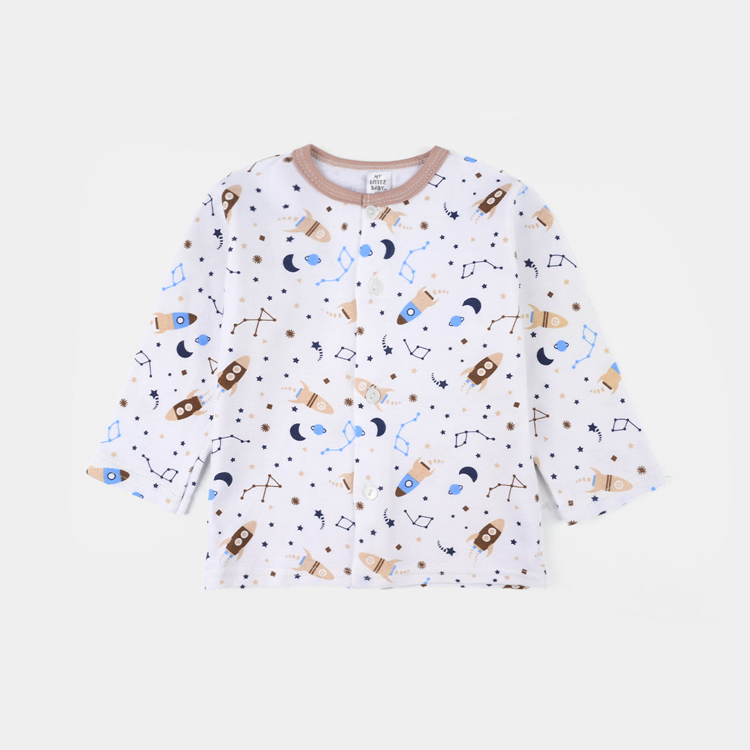 Infant Boys Cotton Jersey Night Suit