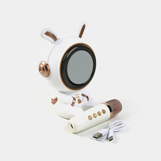 Wireless Karaoke Speaker | Portable Bluetooth Speaker with LED Lights & Microphone