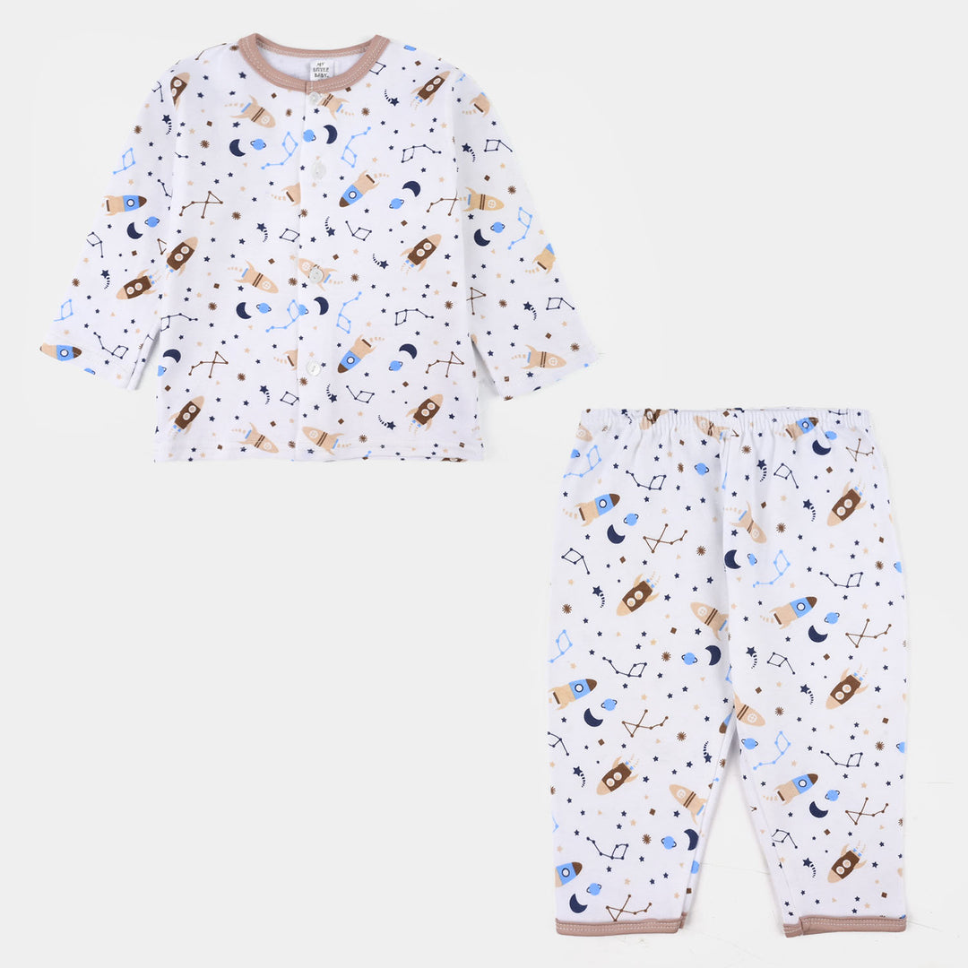Infant Boys Cotton Jersey Night Suit