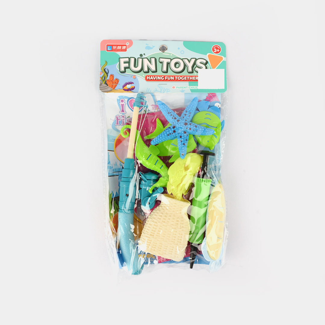 Inflatable Pool Fishing Kit For Kids