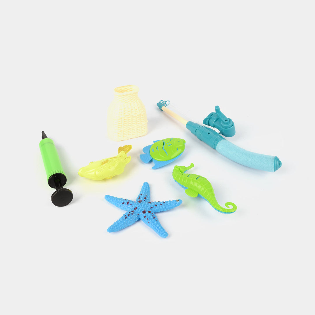 Inflatable Pool Fishing Kit For Kids