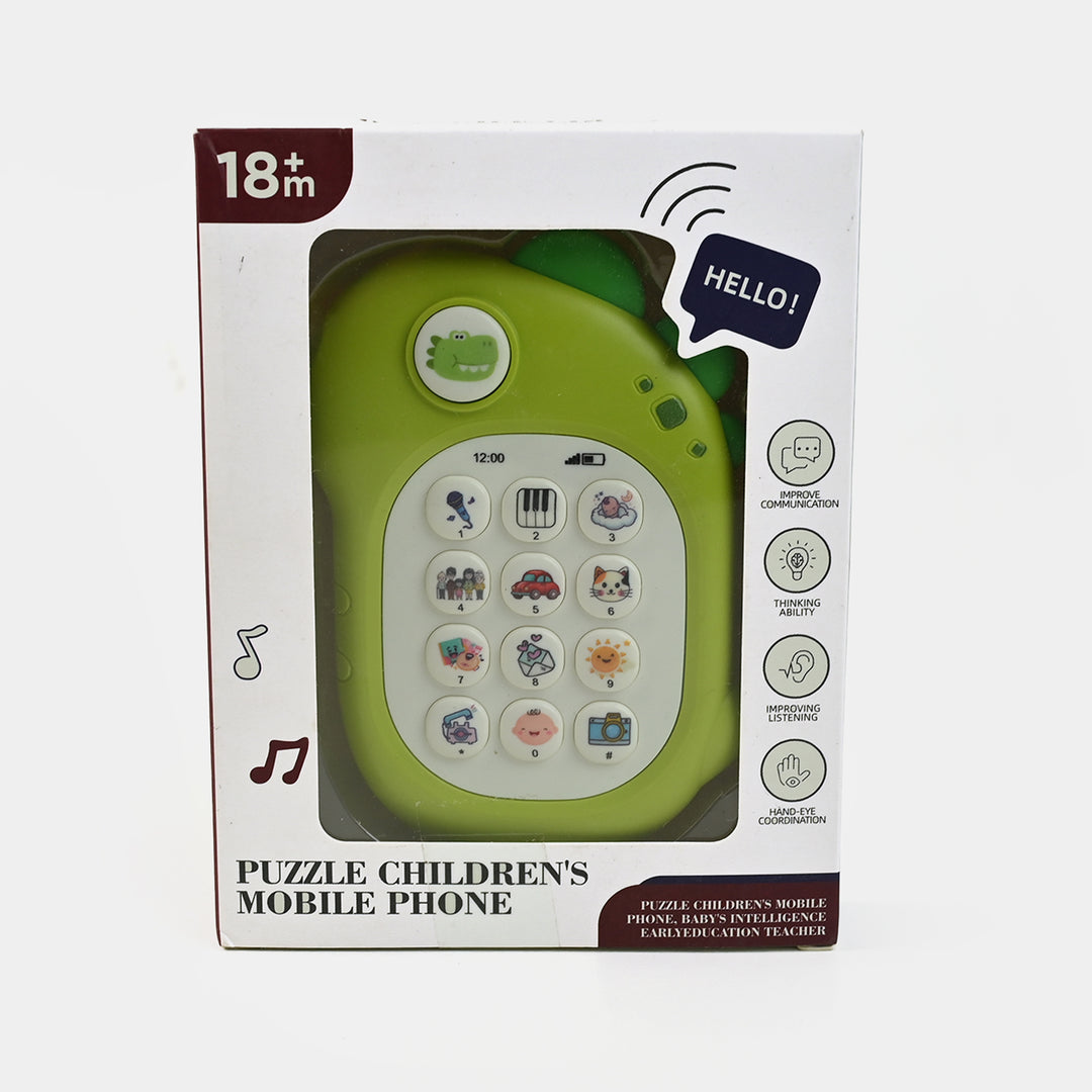 Puzzle Children’s Mobile Phone | Dinosaur Design
