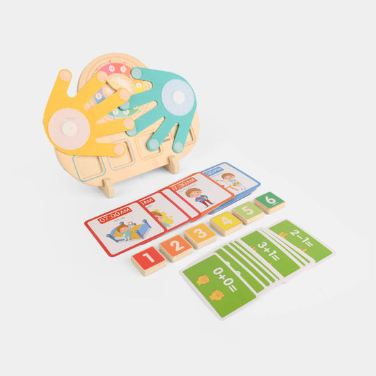Educational Wooden Clock Toy