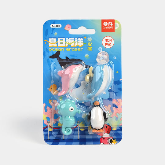 Multi Design Erasers for Kids