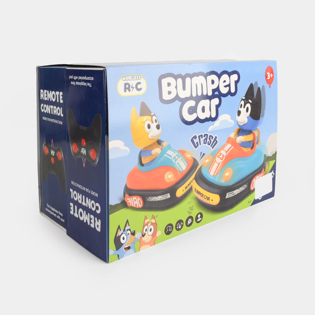 Two-Player Remote Control Bumper Car Game Set