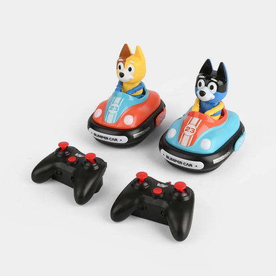Two-Player Remote Control Bumper Car Game Set