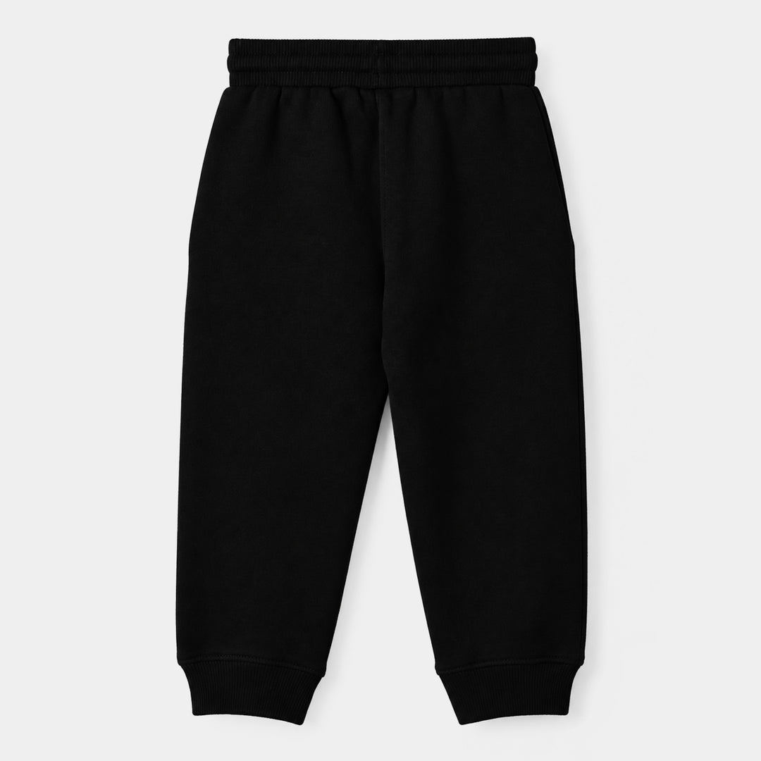 Boys Fleece 2 Piece Suit Chicago-BLACK