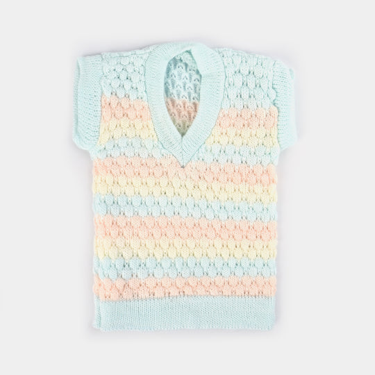 Baby Woolen Inner Wear Sweater-Blue 9M+