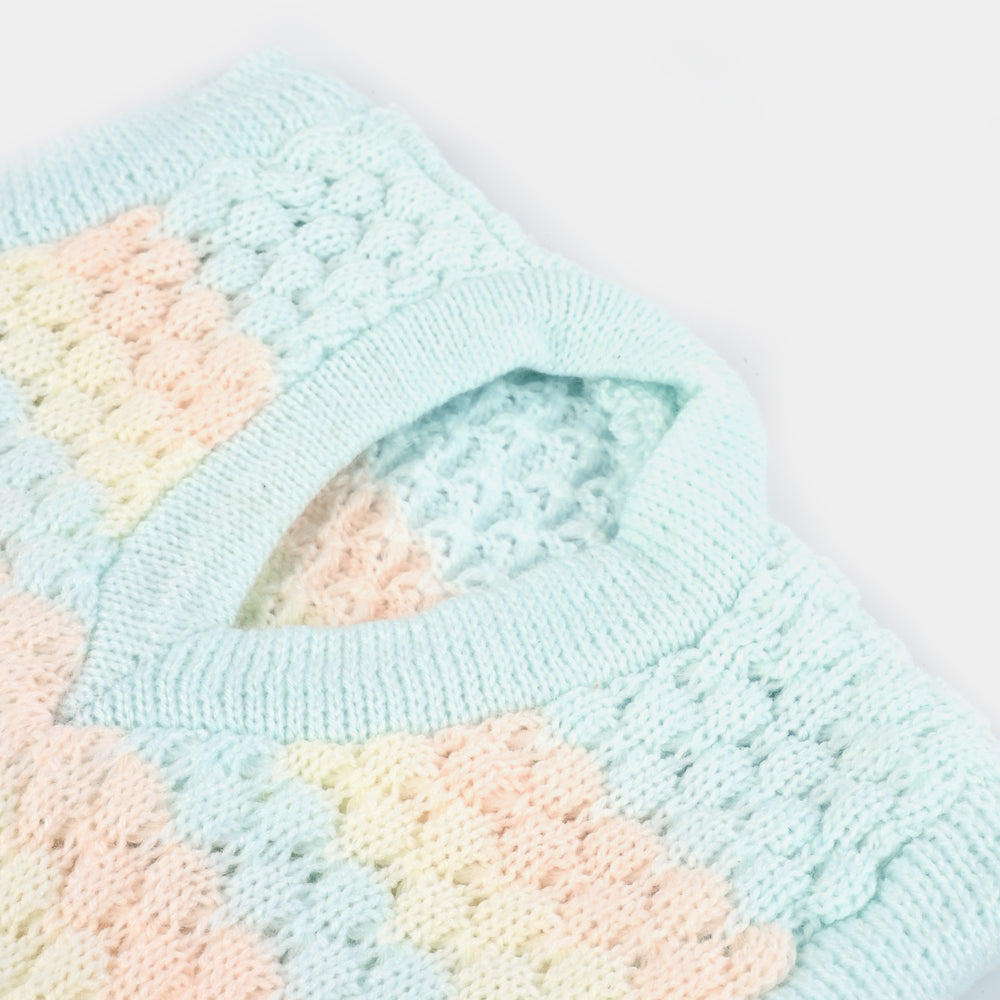 Baby Woolen Inner Wear Sweater-Blue 9M+