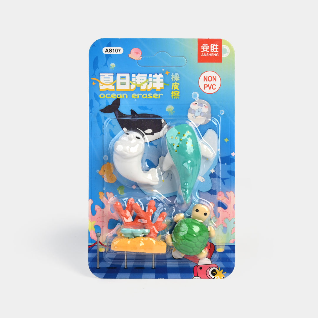 Multi Design Erasers for Kids