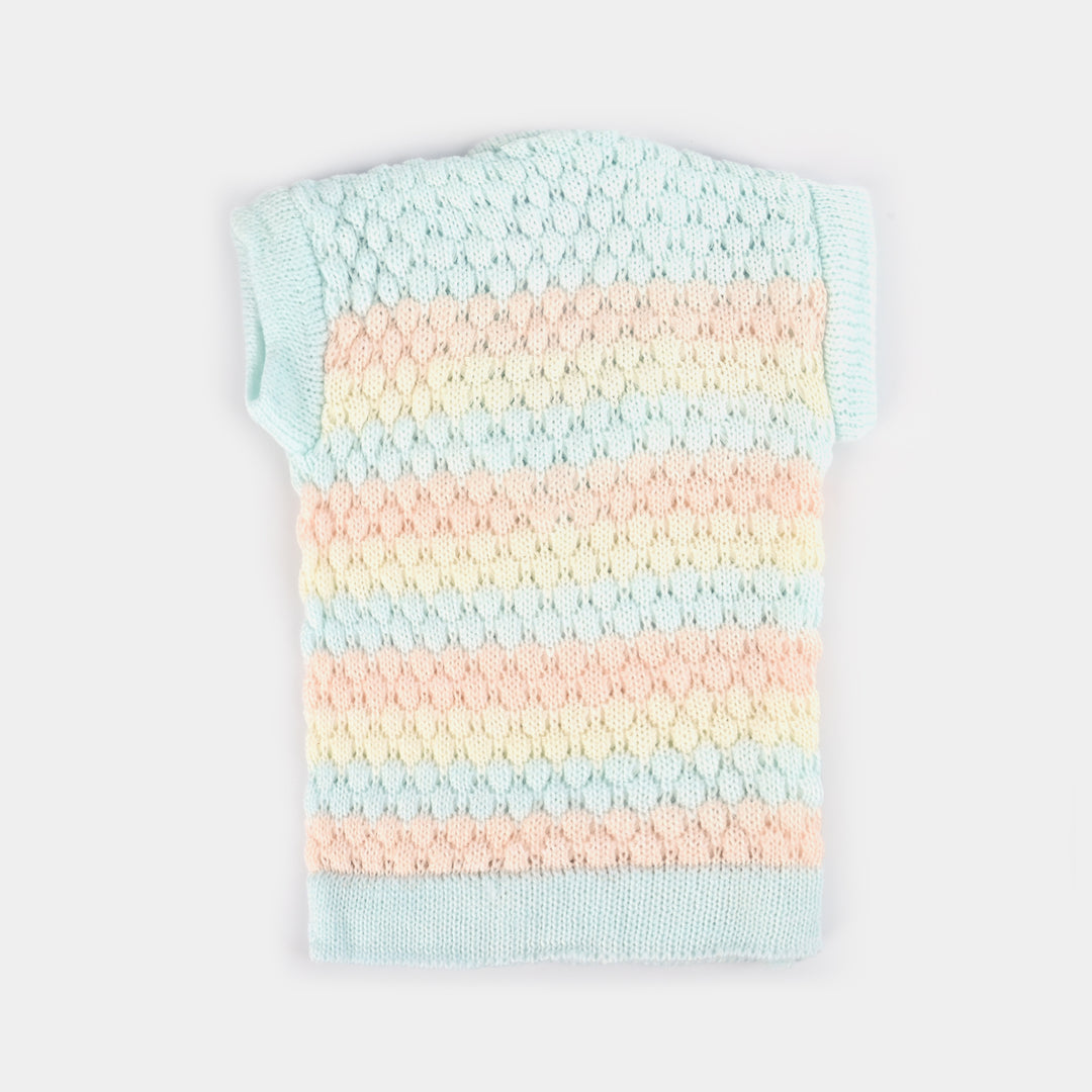 Baby Woolen Inner Wear Sweater-Blue 9M+