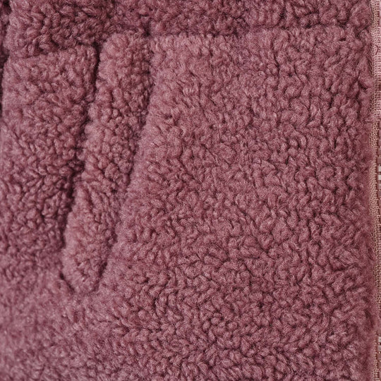 Girls Sherpa Puffer Jacket Wool-Pink