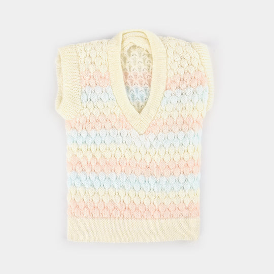Baby Woolen Inner Wear Sweater-Yellow 9M+