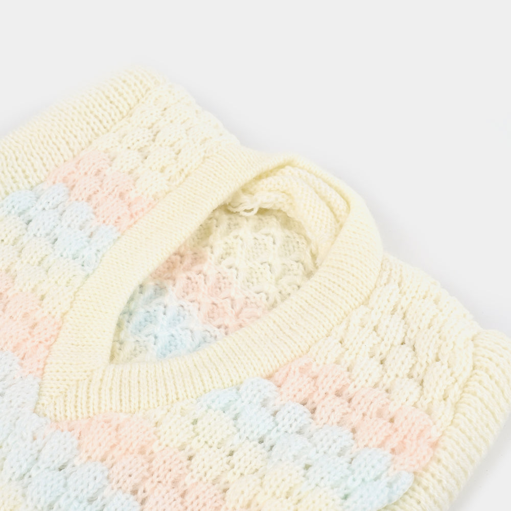 Baby Woolen Inner Wear Sweater-Yellow 9M+