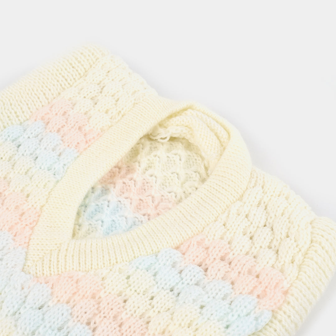 Baby Woolen Inner Wear Sweater-Yellow 9M+