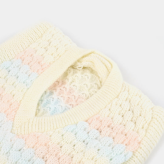Baby Woolen Inner Wear Sweater-Yellow 9M+