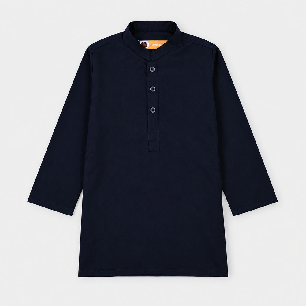 Boys Poly Viscose 2 Piece Suit (Khas Navy 2)