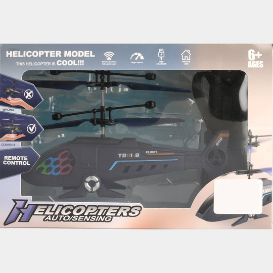 Indoor Flying Toy Auto-Sensing Helicopter Model for Kids