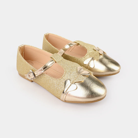 Girls Pumps 11-90-GOLDEN