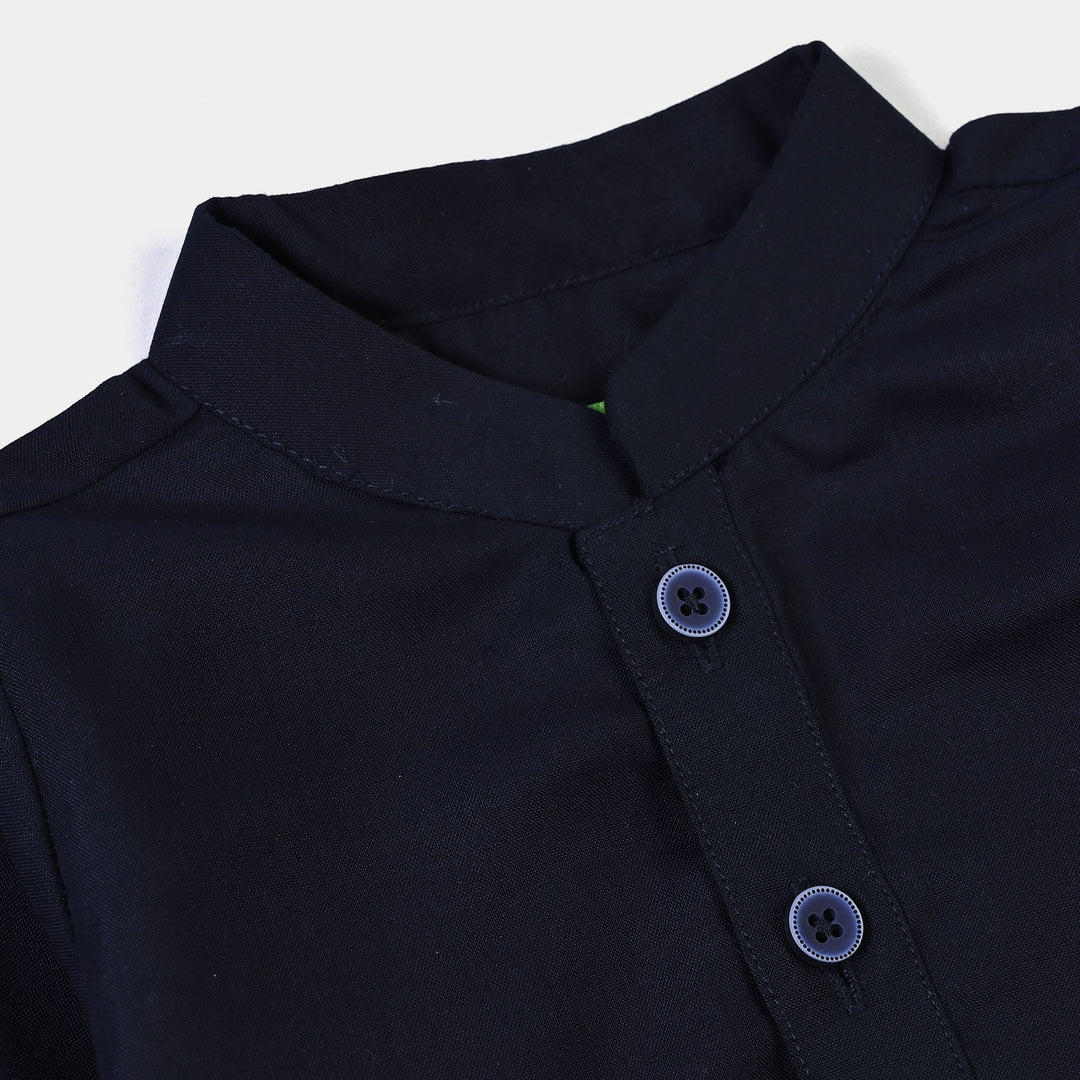 Infant Boys Poly Viscose 2Piece Suit (Khas Navy 2)