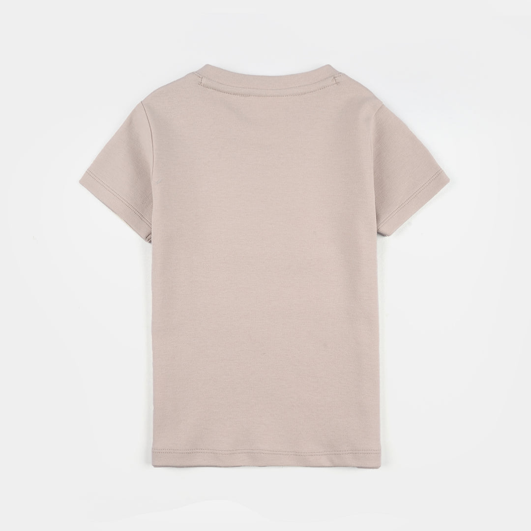 Infant Boys Jersey/Terry 2Pc Suit - Beige